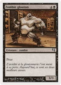 Gluttonous Zombie (French) - "Zombie glouton", Magic Encyclopedia 2005 (Salvat/Hachette)