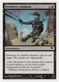 Dark Banishing (Spanish) - "Destierro sombrío", Magic Encyclopedia 2005 (Salvat/Hachette)
