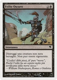 Dark Banishing (Italian) - "Esilio Oscuro", Magic Encyclopedia 2005 (Salvat/Hachette)