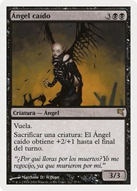 Fallen Angel (Spanish) - "Ángel caído", Magic Encyclopedia 2005 (Salvat/Hachette)