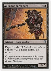 Carrion Howler (Spanish) - "Aullador carroñero", Magic Encyclopedia 2005 (Salvat/Hachette)