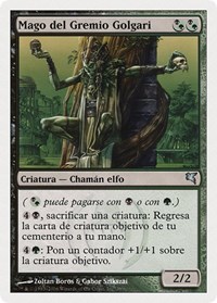 Golgari Guildmage (Spanish) - "Mago del Gremio Golgari" (F39), Magic Encyclopedia 2005 (Salvat/Hachette)