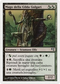 Golgari Guildmage (Italian) - "Mego della Gilda Golgari", Magic Encyclopedia 2005 (Salvat/Hachette)