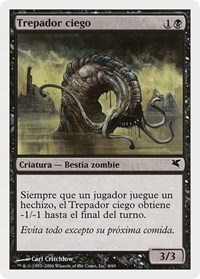 Blind Creeper (Spanish) - "Trepador ciego", Magic Encyclopedia 2005 (Salvat/Hachette)