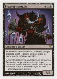 Sanguine Praetor (French) - "Praetor sanguin", Magic Encyclopedia 2005 (Salvat/Hachette)