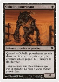 Festering Goblin (French) - "Gobelin pourrissant", Magic Encyclopedia 2005 (Salvat/Hachette)