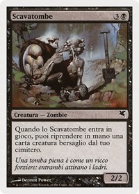 Gravedigger (Italian) - "Scavatombe", Magic Encyclopedia 2005 (Salvat/Hachette)