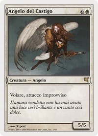 Angel of Retribution (Italian) - "Angelo del Castigo", Magic Encyclopedia 2005 (Salvat/Hachette)