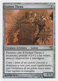 Thran Golem (Italian) - "Golem Thran", Magic Encyclopedia 2005 (Salvat/Hachette)