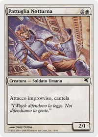 Nightguard Patrol (Italian) - "Pattuglia Notturna", Magic Encyclopedia 2005 (Salvat/Hachette)