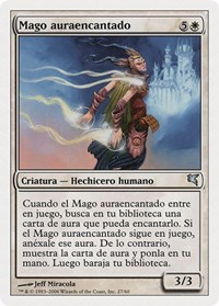 Auratouched Mage (Spanish) - "Mago auraencantado", Magic Encyclopedia 2005 (Salvat/Hachette)