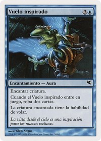 Flight of Fancy (Spanish) - "Vuelo inspirado", Magic Encyclopedia 2005 (Salvat/Hachette)
