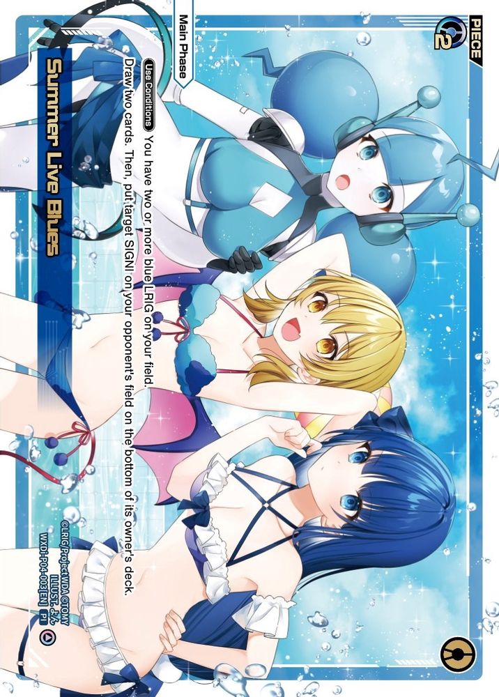 Summer Live Blues, Foil, front