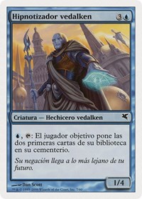 Vedalken Entrancer (Spanish) - "Hipnotizador vedalken", Magic Encyclopedia 2005 (Salvat/Hachette)