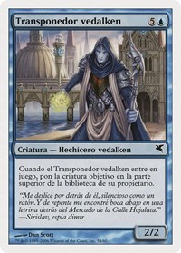 Vedalken Dismisser (Spanish) - "Transponedor vedalken", Magic Encyclopedia 2005 (Salvat/Hachette)