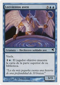Aven Windreader (Spanish) - "Leevientos aven", Magic Encyclopedia 2005 (Salvat/Hachette)