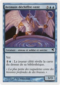 Aven Windreader (French) - "Avemain déchiffre-vent", Magic Encyclopedia 2005 (Salvat/Hachette)