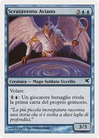Aven Windreader (Italian) - "Scrutavento Aviano", Magic Encyclopedia 2005 (Salvat/Hachette)