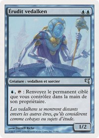 Vedalken Mastermind (French) - "Érudit vedalken", Magic Encyclopedia 2005 (Salvat/Hachette)