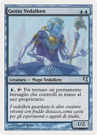 Vedalken Mastermind (Italian) - "Genio Vedalken", Magic Encyclopedia 2005 (Salvat/Hachette)