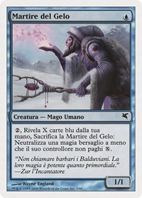 Martyr of Frost (Italian) - "Martire del Gelo", Magic Encyclopedia 2005 (Salvat/Hachette)