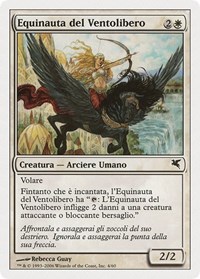 Freewind Equenaut (Italian) - "Equinauta del Ventolibero", Magic Encyclopedia 2005 (Salvat/Hachette)