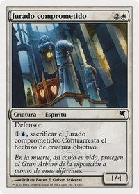 Soulsworn Jury (Spanish) - "Jurado comprometido", Magic Encyclopedia 2005 (Salvat/Hachette)