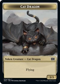 Cat Dragon // Eldrazi Scion Double-Sided Token, Double Masters 2022