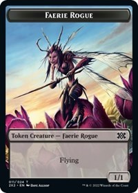 Faerie Rogue // Vampire Double-Sided Token, Double Masters 2022