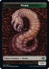 Worm // Vampire Double-Sided Token, Double Masters 2022