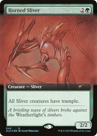 Horned Sliver (Extended Art), Secret Lair Drop Series