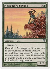 Sylvan Messenger (Italian) - "Messager sylvestre", Magic Encyclopedia 2005 (Salvat/Hachette)