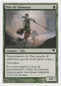 Llanowar Elite (Italian) - "Elite di Llanowar", Magic Encyclopedia 2005 (Salvat/Hachette)