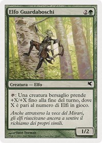 Timberwatch Elf (Italian) - "Elfo Guardaboschi", Magic Encyclopedia 2005 (Salvat/Hachette)