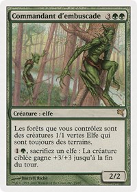 Ambush Commander (French) - "Commandant d'embuscade", Magic Encyclopedia 2005 (Salvat/Hachette)