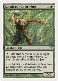 Wirewood Channeler (French) - "Canaliseur de Brinbois", Magic Encyclopedia 2005 (Salvat/Hachette)