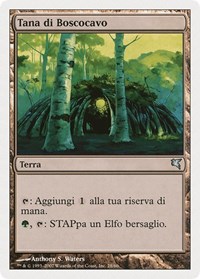 Wirewood Lodge (Italian) - "Tana di Boscocavo", Magic Encyclopedia 2005 (Salvat/Hachette)