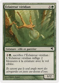Viridian Scout (French) - "Éclaireur viridian", Magic Encyclopedia 2005 (Salvat/Hachette)