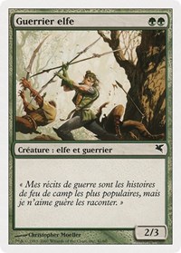 Elvish Warrior (French) - "Guerrier elfe", Magic Encyclopedia 2005 (Salvat/Hachette)