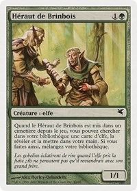 Wirewood Herald (French) - "Héraut de Brinbois", Magic Encyclopedia 2005 (Salvat/Hachette)