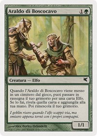 Wirewood Herald (Italian) - "Araldo di Boscocavo", Magic Encyclopedia 2005 (Salvat/Hachette)