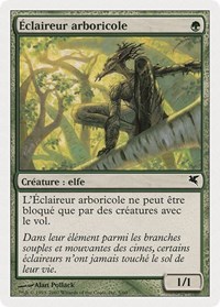 Treetop Scout (French) - "Éclaireur arboricole", Magic Encyclopedia 2005 (Salvat/Hachette)