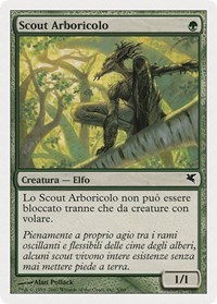 Treetop Scout (Italian) - "Scout Arboricolo", Magic Encyclopedia 2005 (Salvat/Hachette)