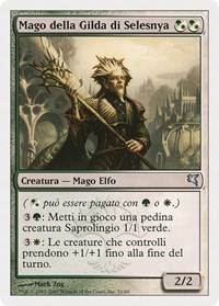 Selesnya Guildmage (Italian) - "Mago della Gilda di Selesnya", Magic Encyclopedia 2005 (Salvat/Hachette)