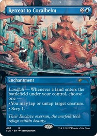 Retreat to Coralhelm (Borderless), Secret Lair Drop Series