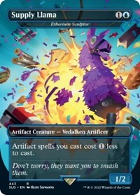 Supply Llama - Etherium Sculptor, Secret Lair Drop Series