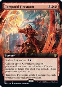 Temporal Firestorm (Extended Art), Dominaria United