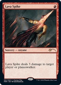 Lava Spike, Pro Tour Promos