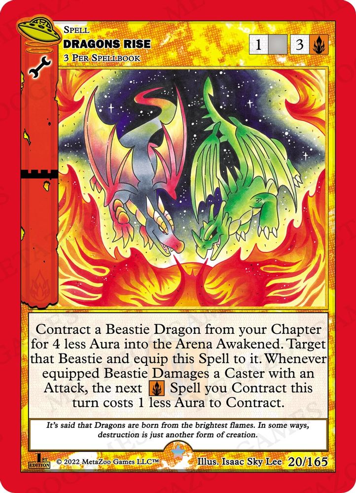 Dragons Rise, Standard, front