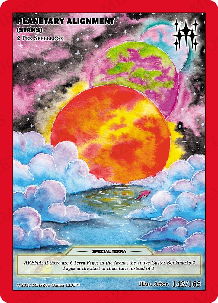 Planetary Alignment (Stars), Standard, front